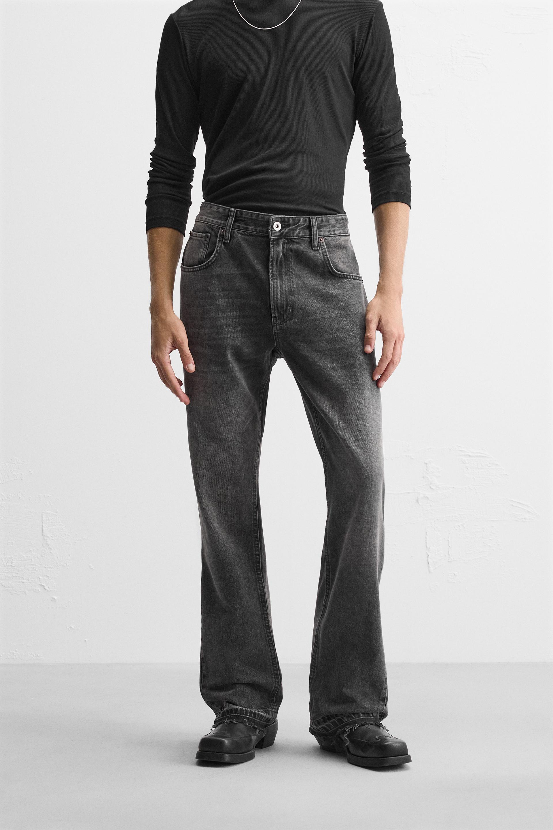 Washed Flared Jeans