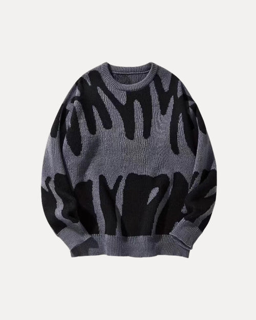 Pattern Knit Sweater