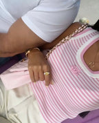 Cleo - Striped Knit Tank