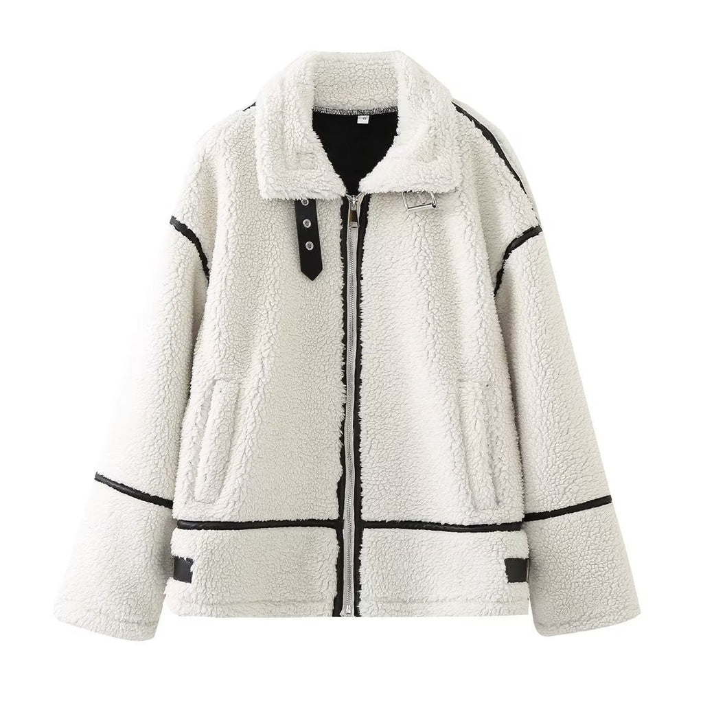Aspen - Shearling Biker Jacket