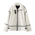 Aspen - Shearling Biker Jacket