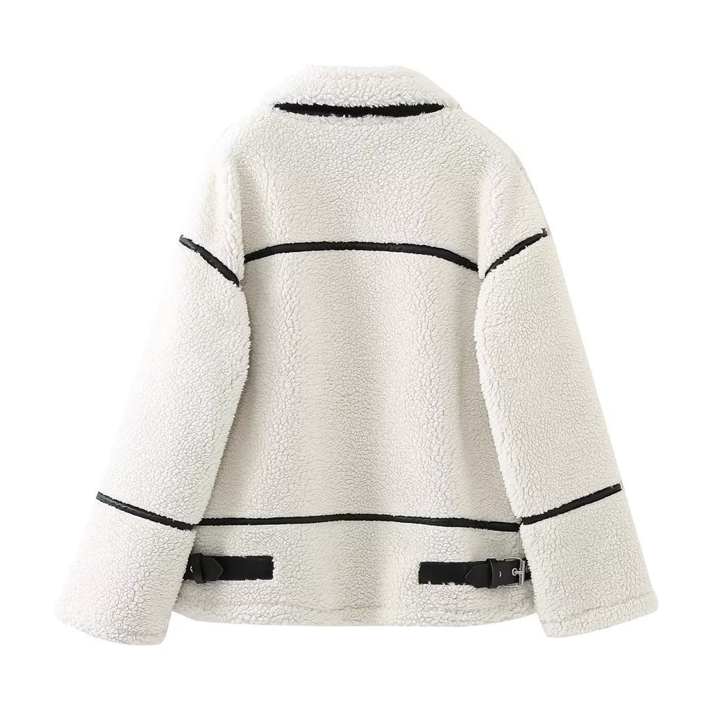 Aspen - Shearling Biker Jacket