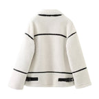 Aspen - Shearling Biker Jacket