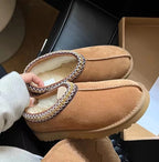 Lou - Suede Fur Slipper