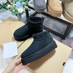 Noor - Platform Ultra Mini Boot - Black
