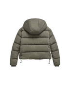 Olive Viral Puffer Jacket