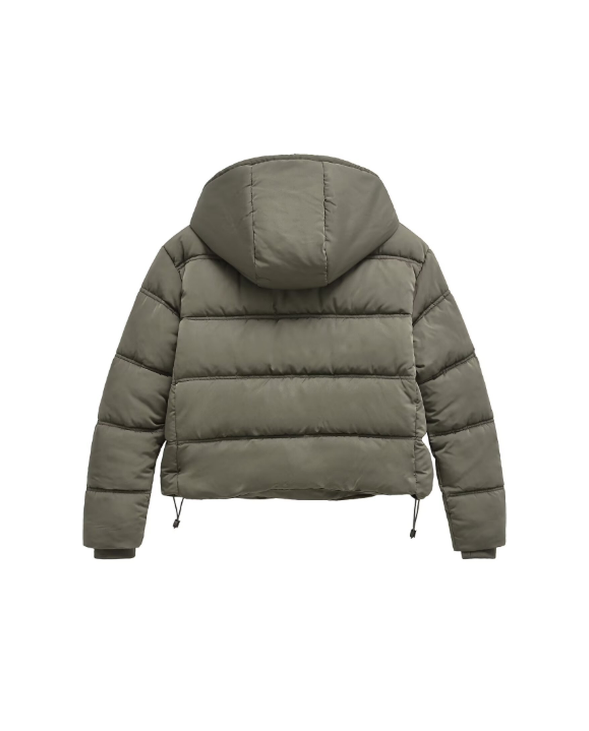 Olive Viral Puffer Jacket