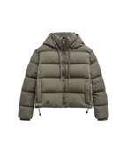 Olive Viral Puffer Jacket